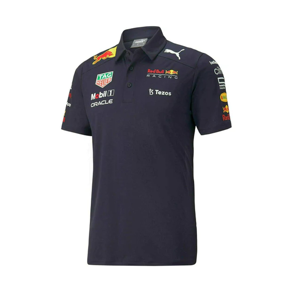 Cmc Motorsports Premium Quality Top Grade Red Bull Racing F1 Men&#39;s 2022 Team Polo Shirt Navy 