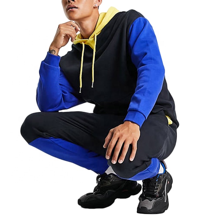 Finch Garment High Quality Slim Fit Jogging Tracksuits Cotton Patchwork Gym Jogger Training Wear Track Suit 