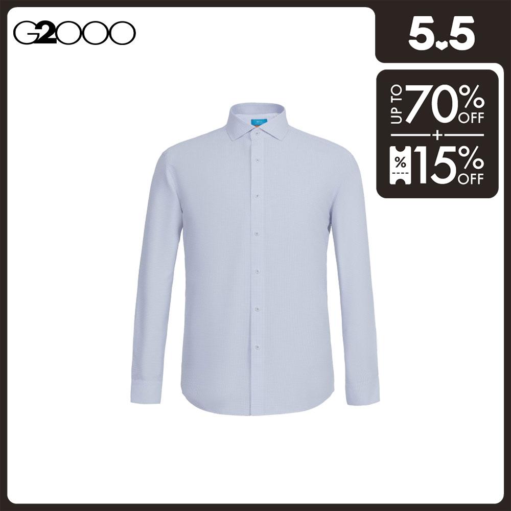 G2000 Men Dry Light Polyester Check Shirt