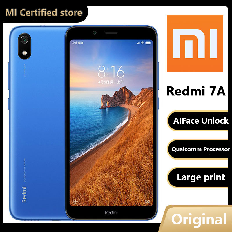 Smartphone Xiaomi Redmi 7A / 6A Phone 16G/32GB inch5.45 global framework Googleplay Snapdragon439 processor 4000mah battery
